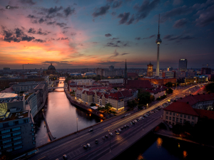 Bild des Monats Mai - &quot;Sonnenuntergang in Berlin&quot;